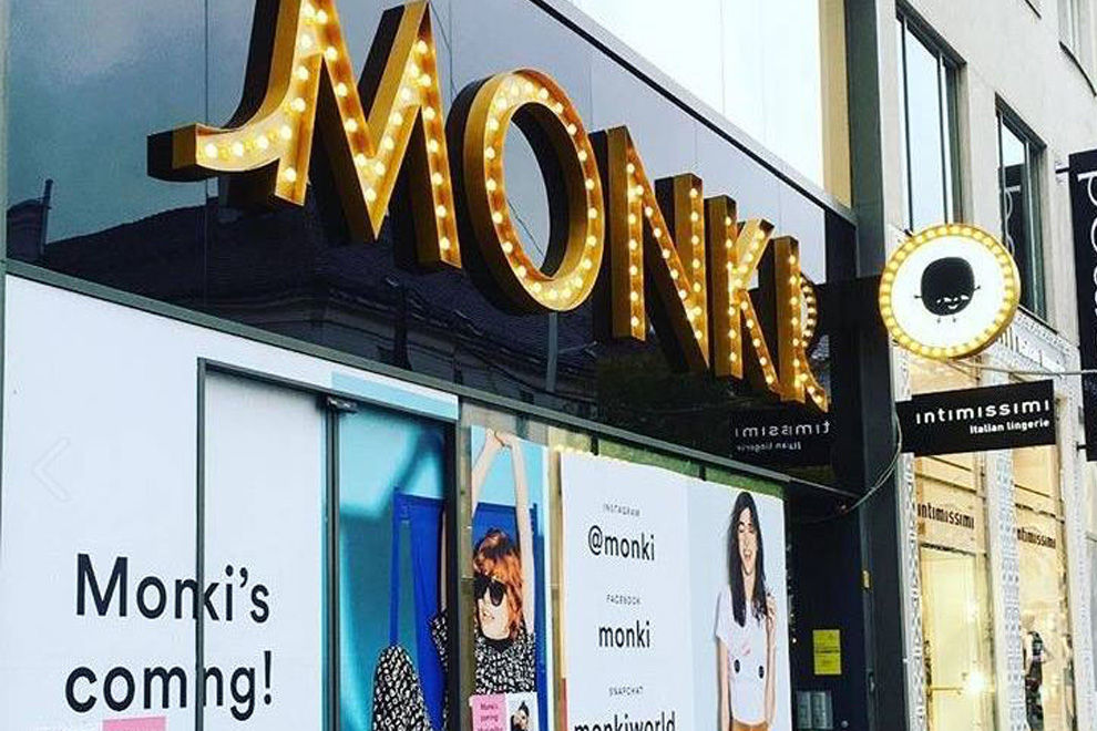 Monki eröffnet heute den ersten Store in Österreich