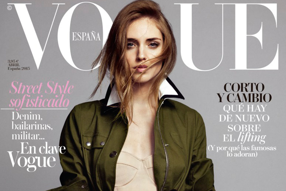 Chiara Ferragni als erste Bloggerin am Cover der Vogue