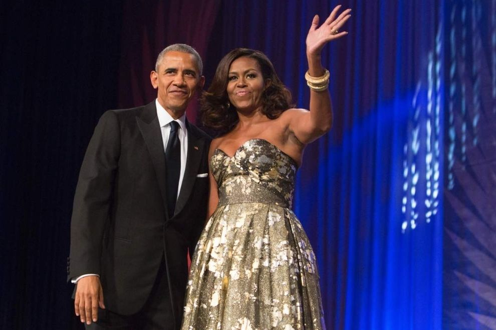 So rührend bedanken sich die Stars bei Barack und Michelle Obama