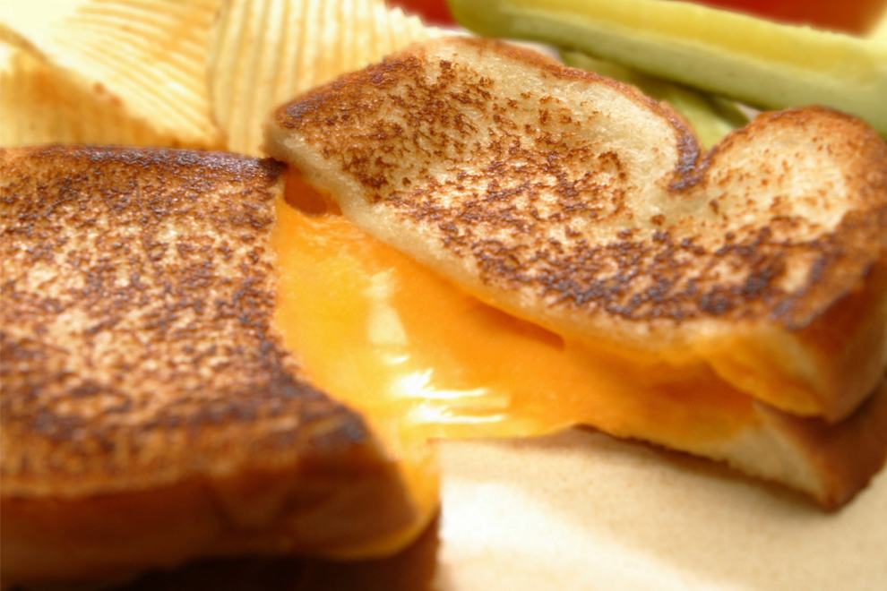 Veganes Grilled Cheese Sandwich
