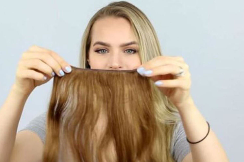 So sehen 100 Schichten Hair-Extensions aus