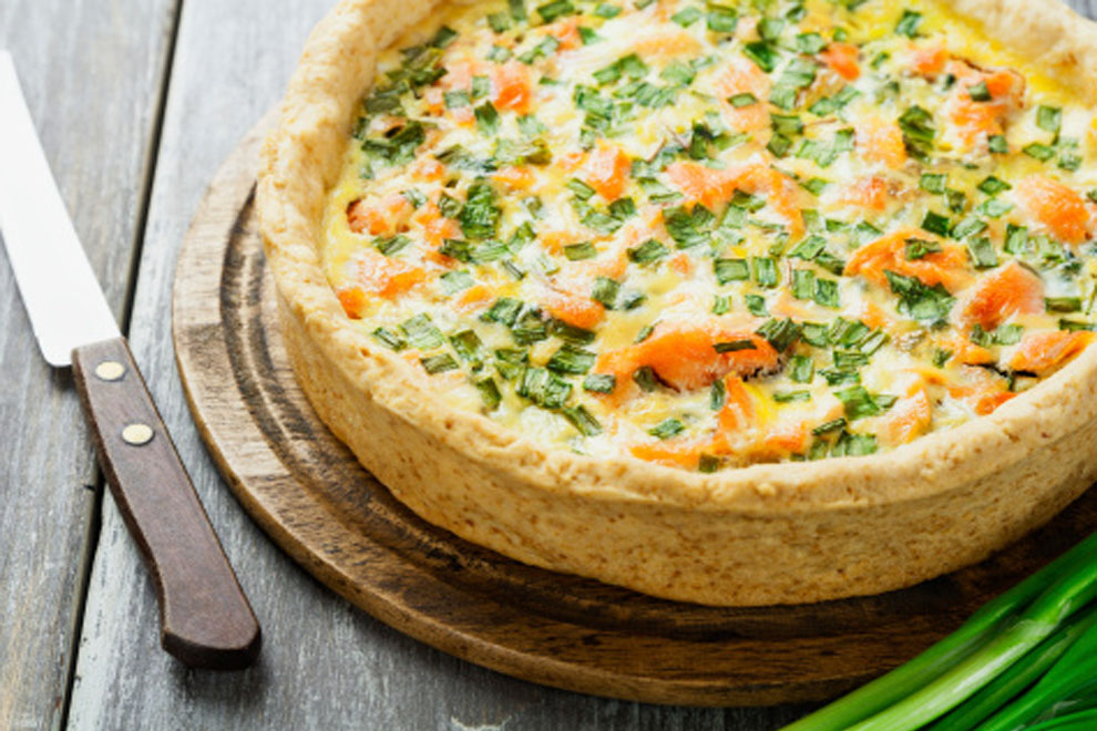 Lachs-Quiche