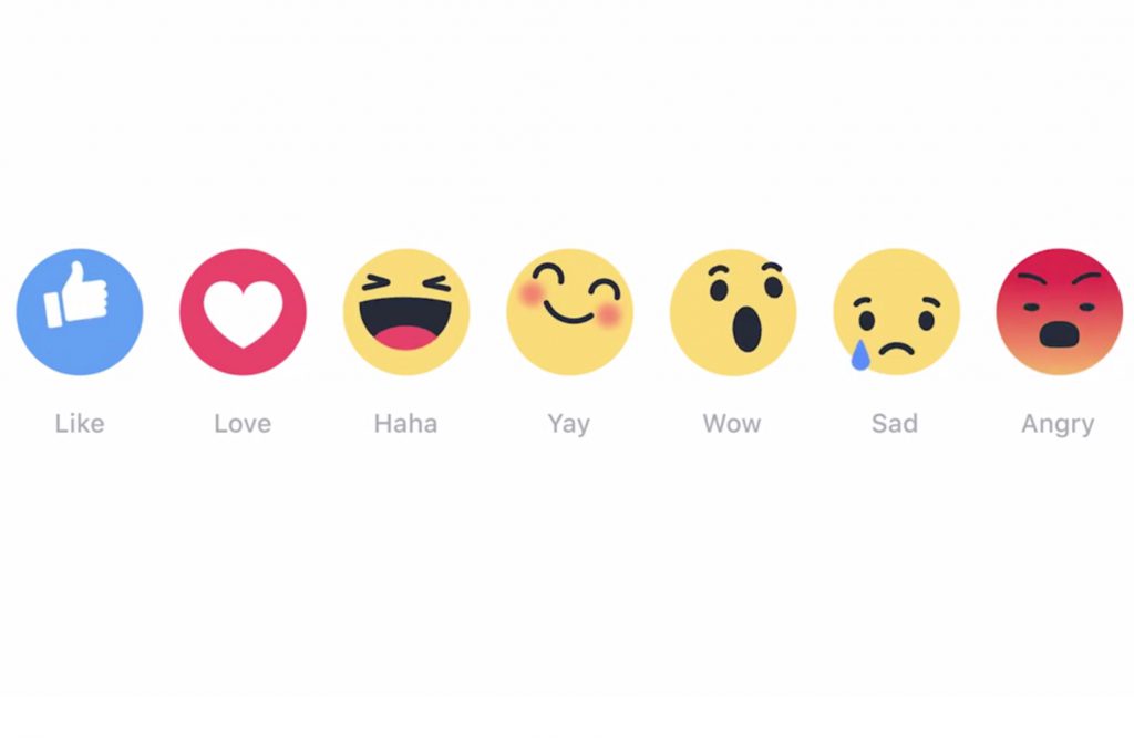 Facebook führt 6 Alternativen zum Like-Button ein