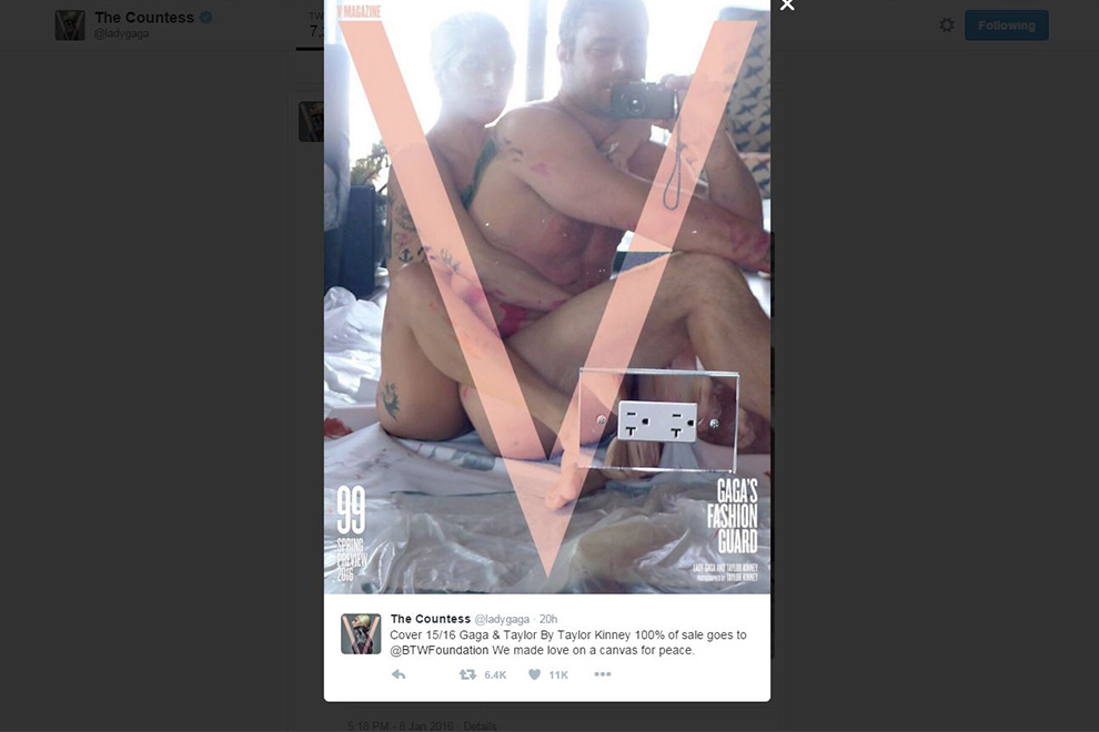 Lady Gaga und Taylor Kinney zeigen sich nackt