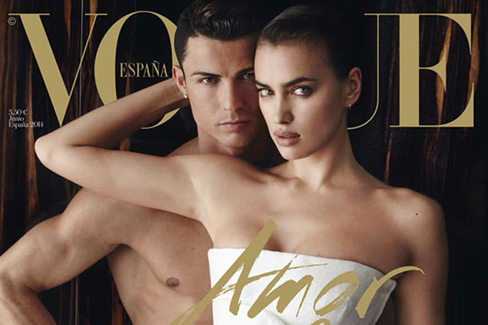 Irina Shayk mit Ronaldo auf Vogue-Cover