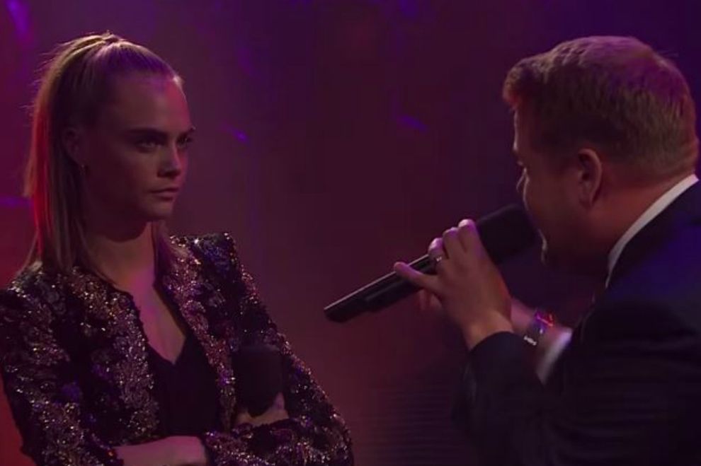 Cara Delevingne rappt in TV-Show und es ist unglaublich