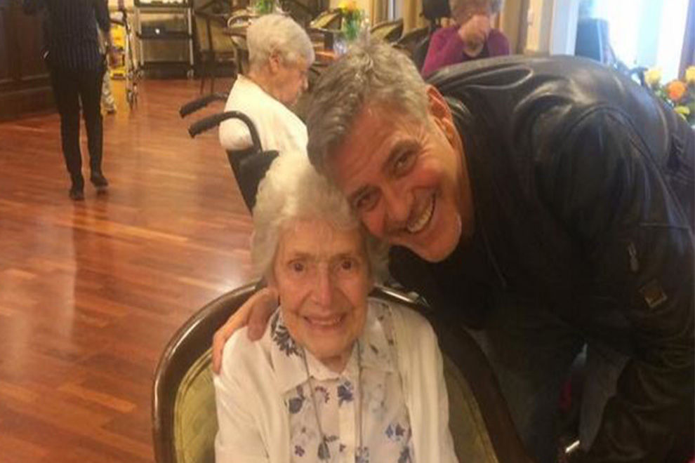 George Clooney überraschte 87-jährigen Fan