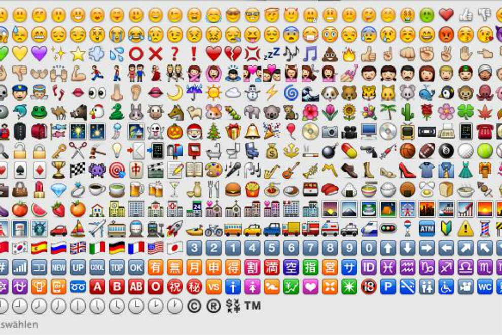 Emojis erklärung List of
