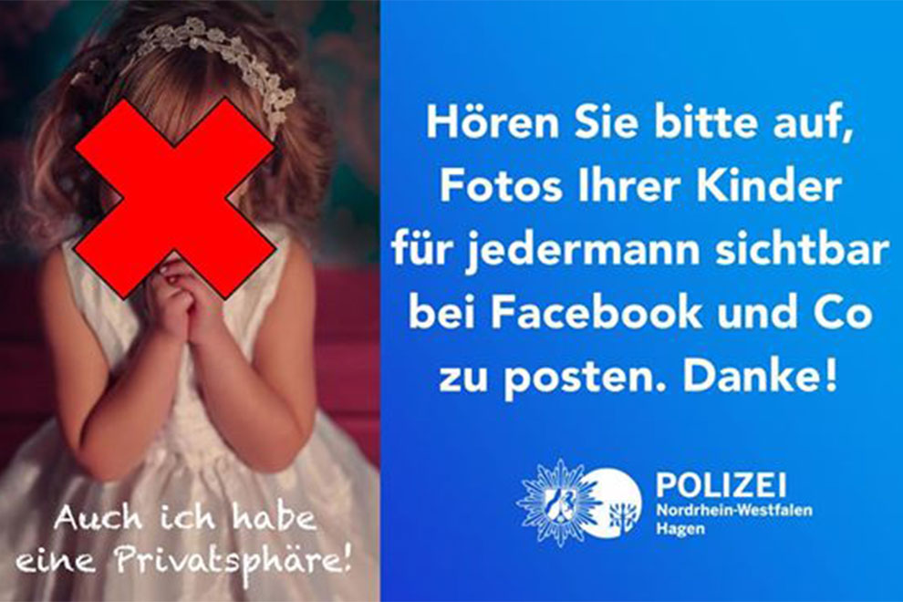 „Hören Sie auf, Fotos von Kindern auf Facebook zu posten!“