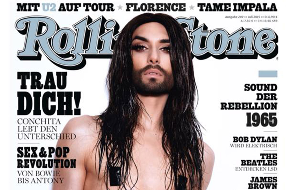 Conchita Wurst am neuen Rolling-Stone-Cover