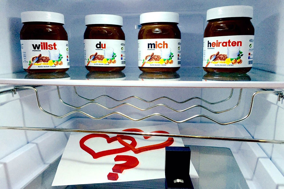 Sag es mit Nutella