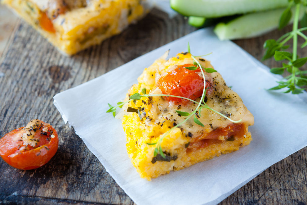 Polenta-Zucchini-Gratin