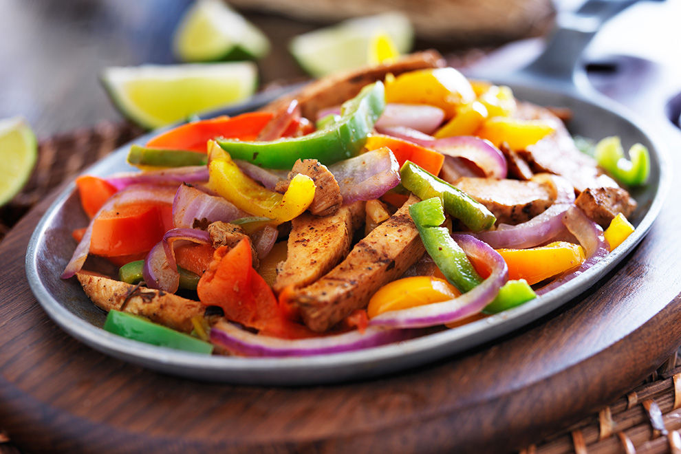 Chili-Paprika-Pfanne mit Huhn