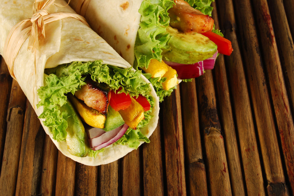 Chicken-Avocado Wraps