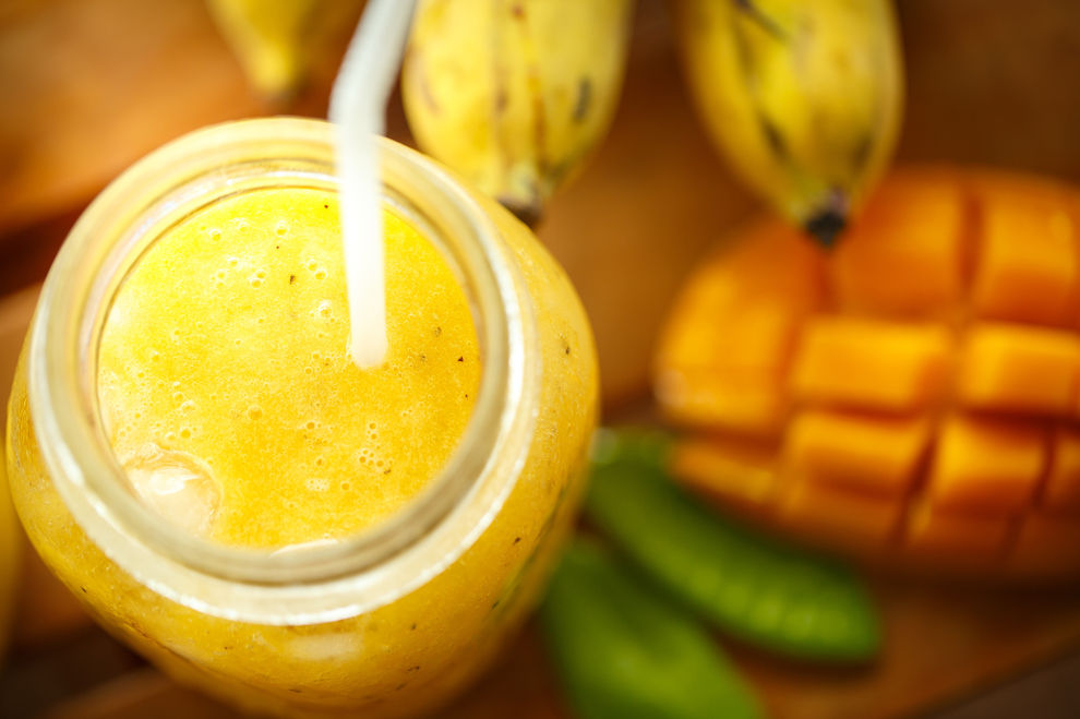 Birnen-Mango-Smoothie