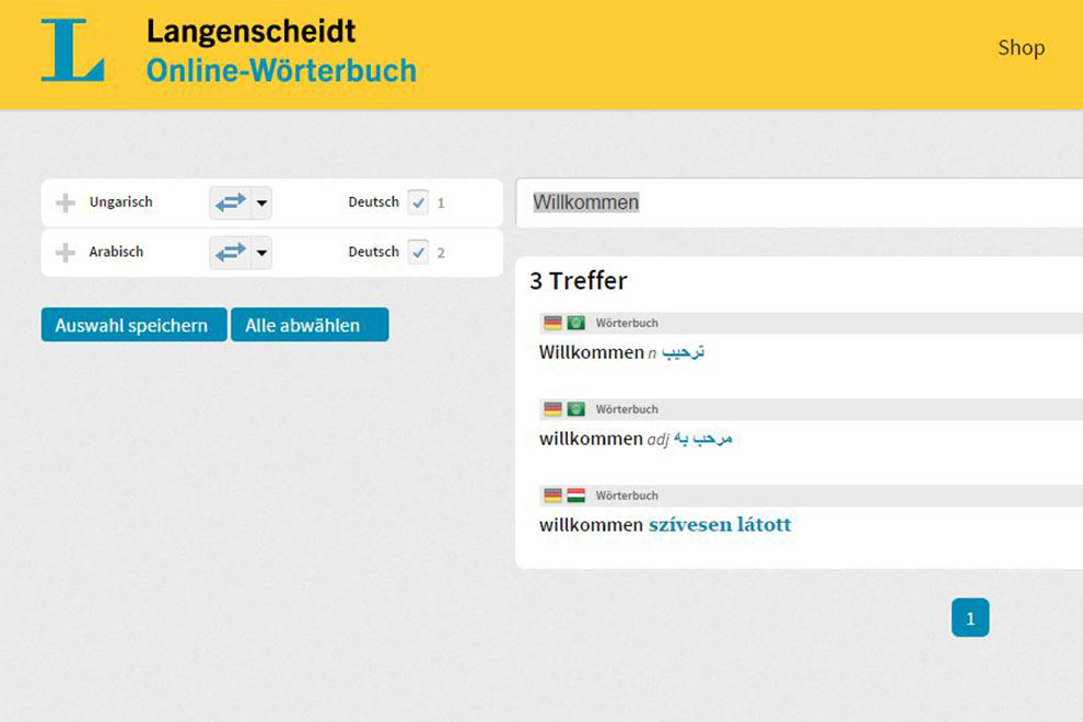 Langenscheidt ermöglicht kostenlosen Zugang zu Online-Arabisch-Wörterbuch