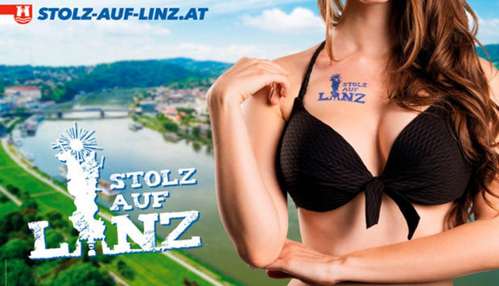 Bikini-Plakat der FPÖ sorgt für Aufregung