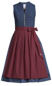 dunkelblaues Dirndl mit Schürze von AlpenHerz, bei BestSecret, aktuell um -20%