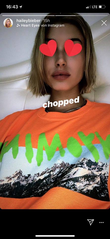 Hailey Baldwin Instagram Story