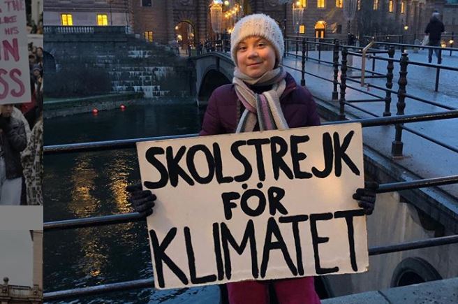 16-jährige Klimaaktivistin reist 25 Stunden per Zug zu WEF 2019