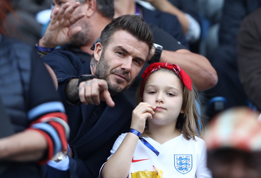 David Beckham küsst Tochter Harper auf den Mund: Shitstorm