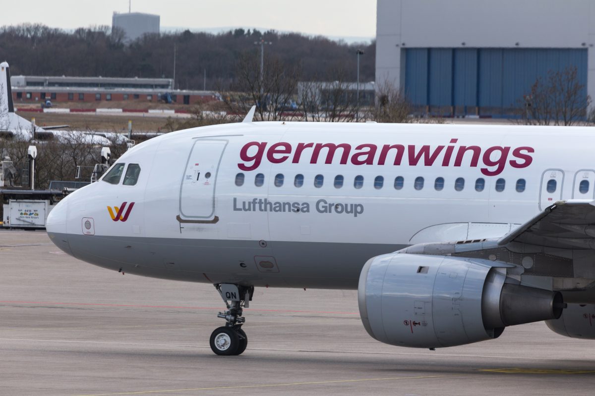 Germanwings Flugbegleiter streiken über Silvester