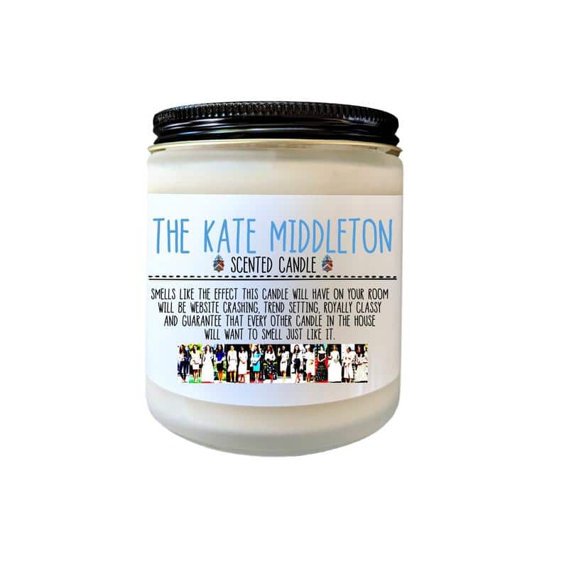 The Kate Middleton Scented Candle / etsy.com