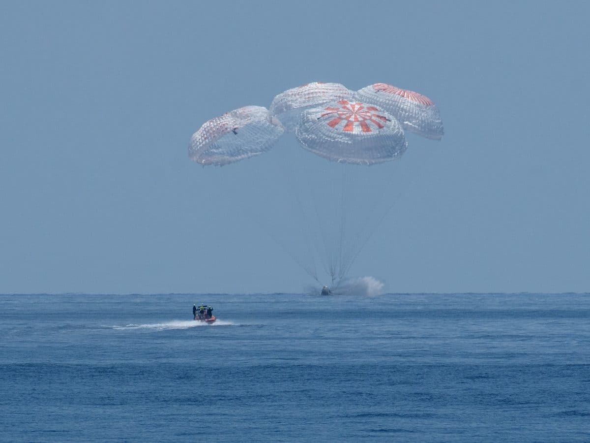 SpaceX-Kapsel: Astronauten wieder auf der Erde gelandet