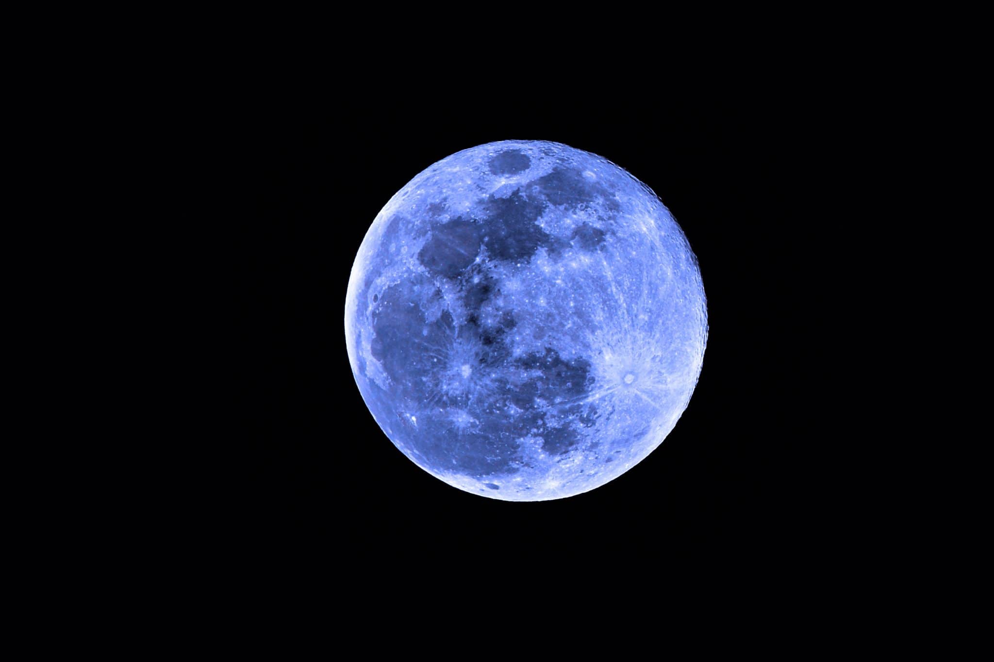 "Blauer Mond" Seltener doppelter Vollmond im Oktober 2020 zu sehen