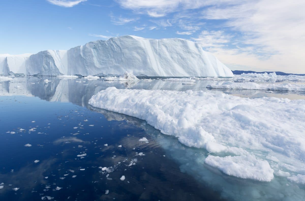 Klimawandel: Große Fläche von Schelfeis in Grönland abgebrochen