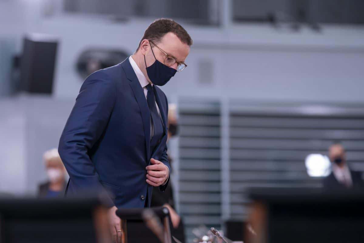 Deutscher Gesundheitsminister Jens Spahn positiv auf Corona getestet Deutscher Gesundheitsminister Jens Spahn positiv auf Corona getestet