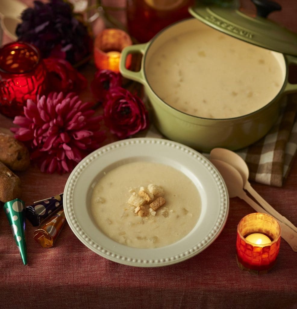 Weihnachtliche Knoblauchcremesuppe Rezept