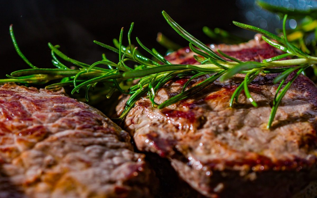 Steak mit Grillgemüse