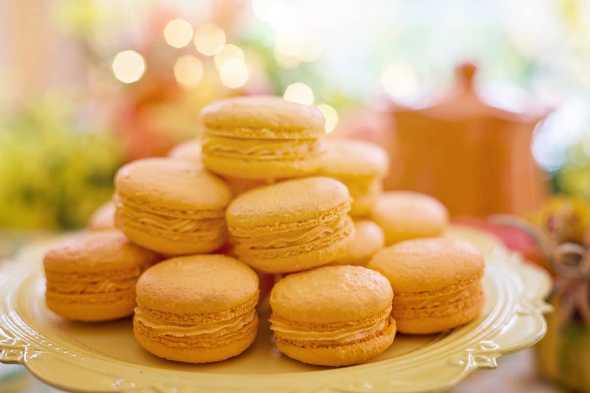 Marillen-Joghurt-Macarons