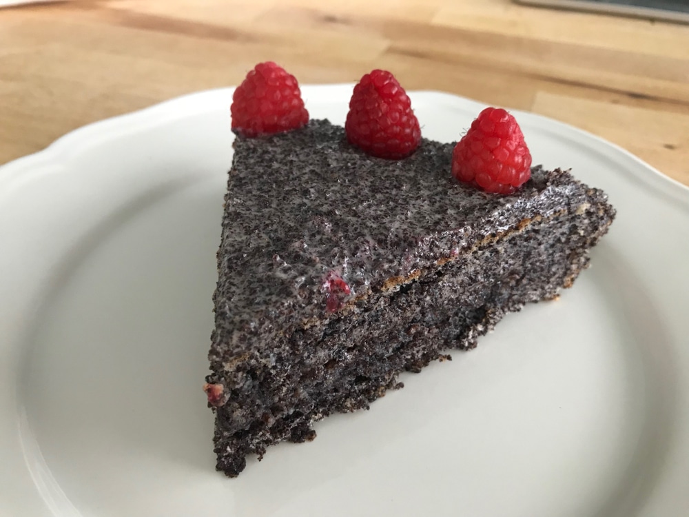 Himbeer Mohn Torte Rezept