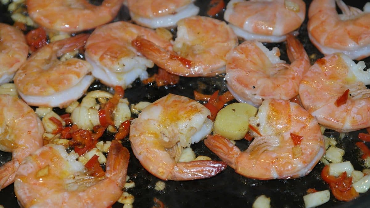 Shrimps mit Knoblauch und Weißwein Rezept