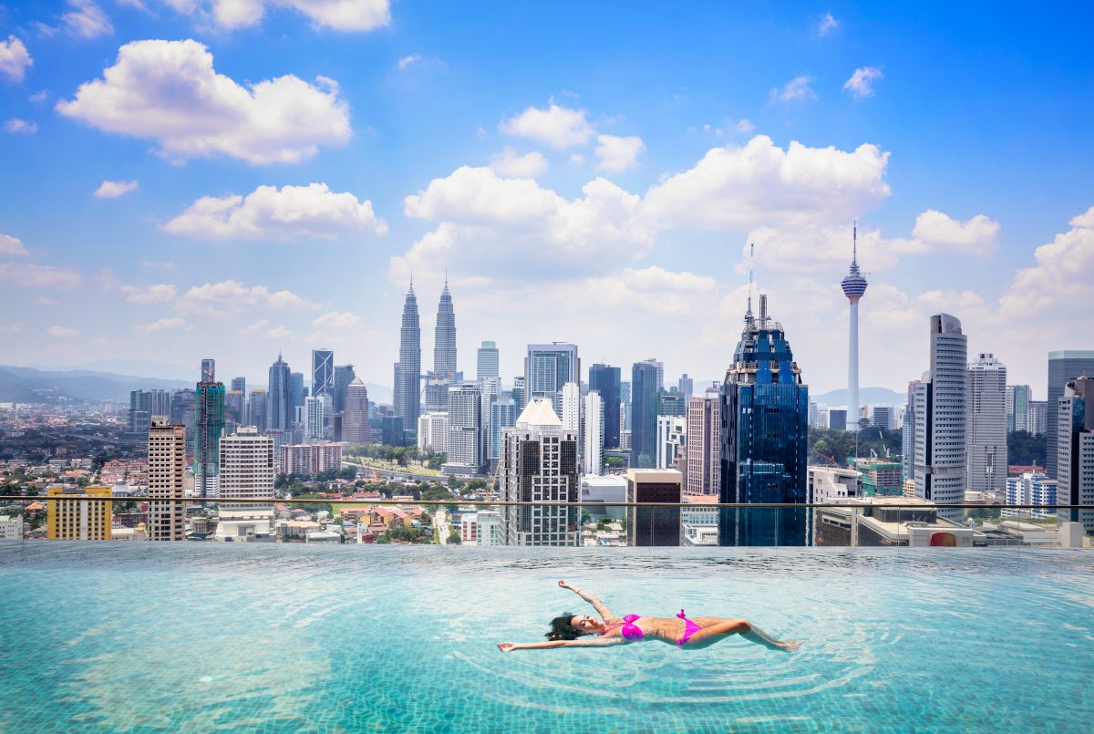 Erster Infinity-Pool mit 360 Grad Ausblick über London geplant