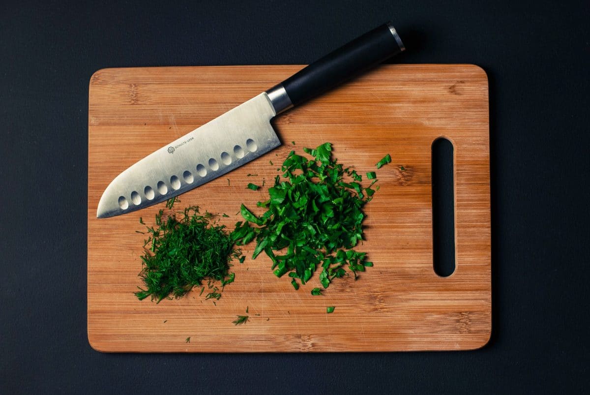 Spaghetti in Knoblauch-Petersilie-Pesto