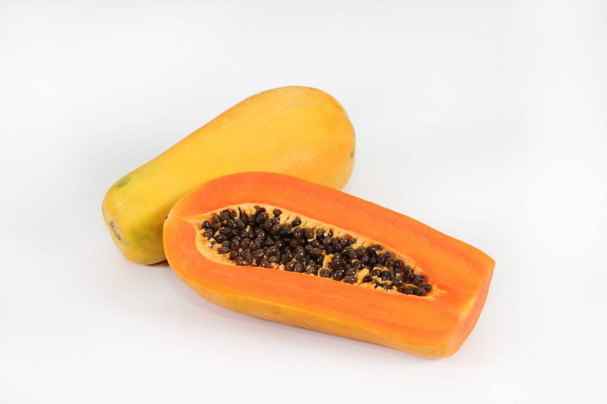 Gebackene süße Papayas