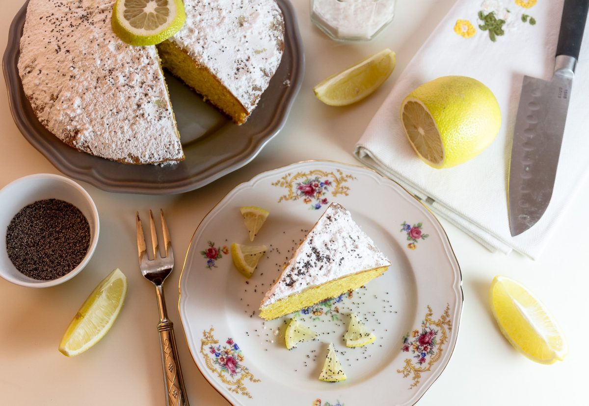 Holunderblüten-Zitronen-Kuchen