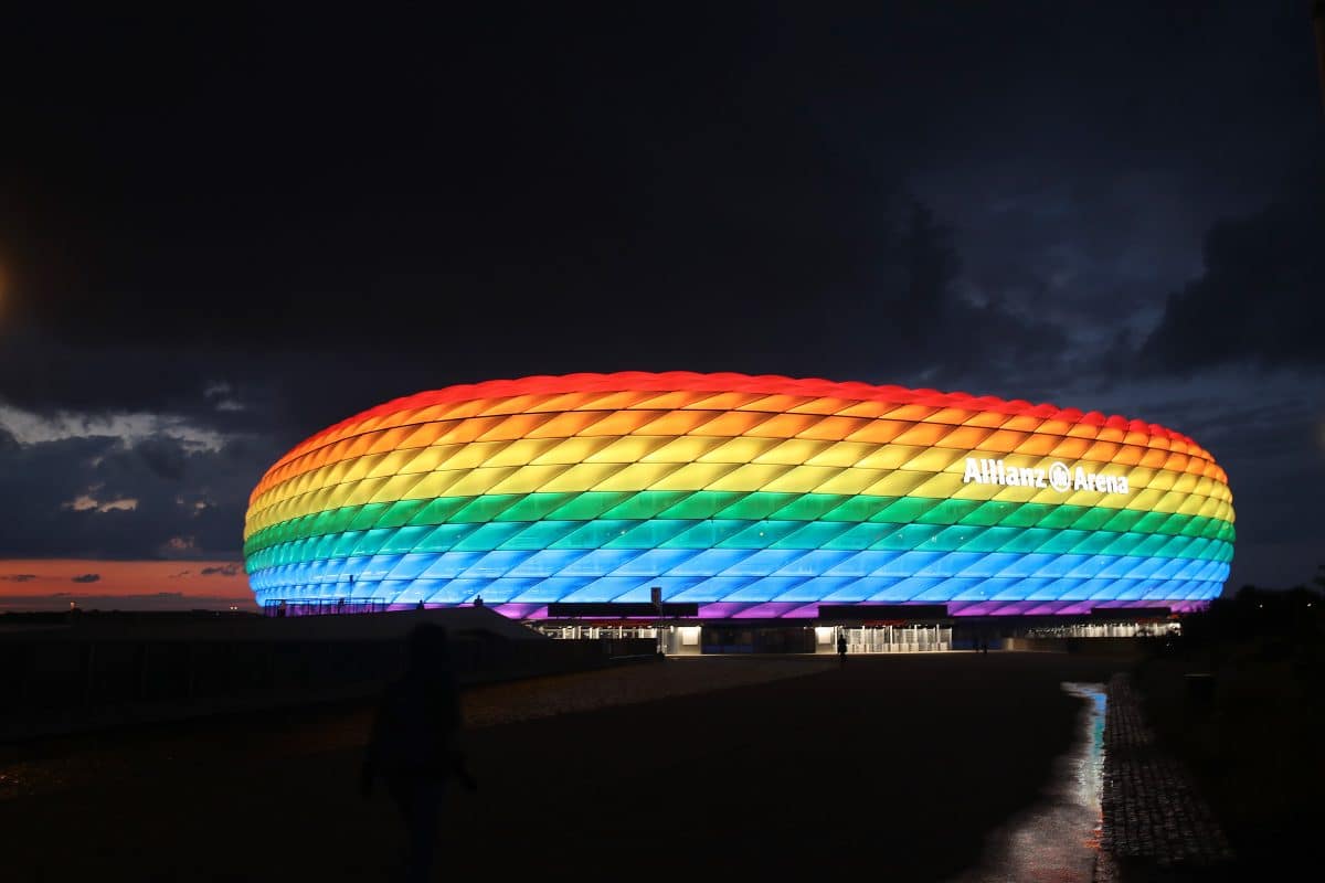 UEFA verbietet Beleuchtung von Allianz Arena in Regenbogenfarben