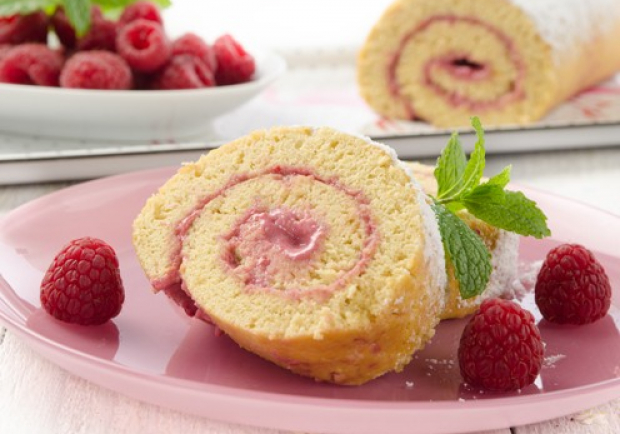 Himbeerroulade