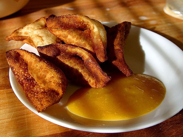 Frittierte Wonton-Täschchen