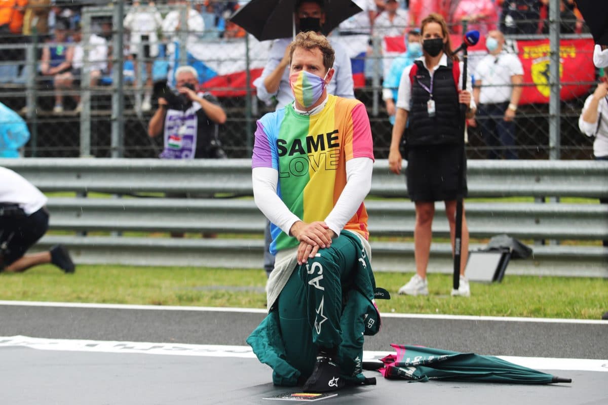 Sebastian Vettel trug Regenbogenshirt bei Formel-1 und bekommt Verwarnung