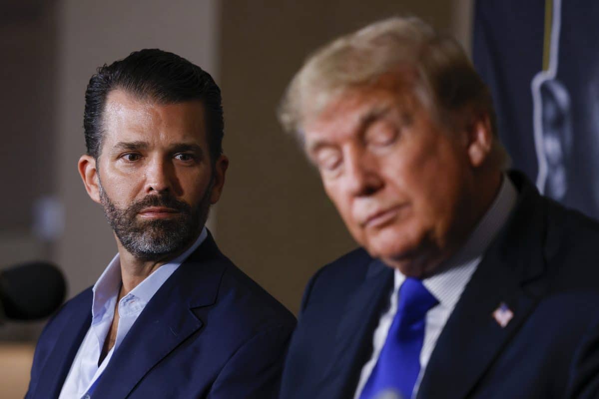 Donald Trump Jr. spottet  über Alec Baldwin und löst dadurch einen Shitstorm aus