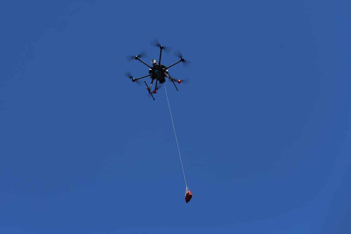 Mann erleidet Herzinfarkt – und wird von einer Drone gerettet