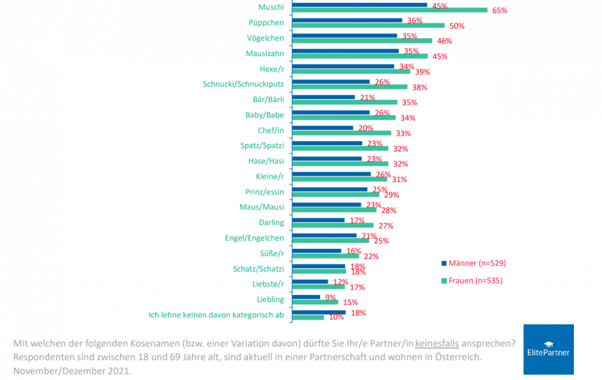 Kosenamen Studie