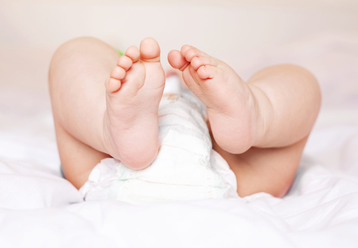 Periodenblut in Windel: Baby kommt mit neun Monaten in die Pubertät